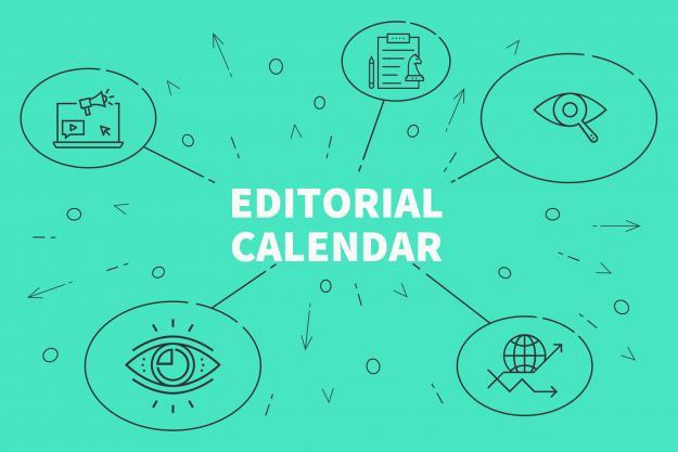 editorial calendar concept